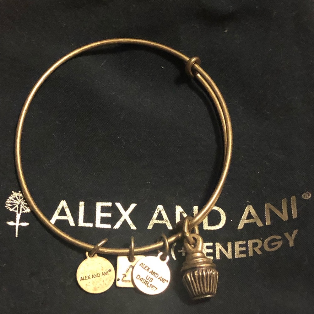 Alex and Ani cupcake bracelet
